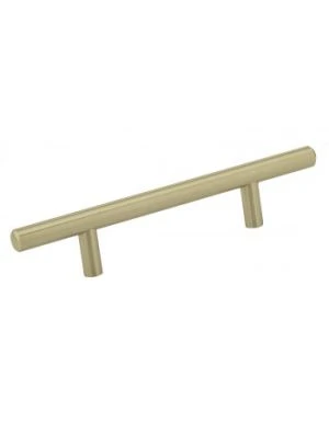 Solid Steel T Bar Handle (Brushed Gold)