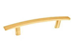 Contemporary Solid Curve Pull (Brushed Gold)