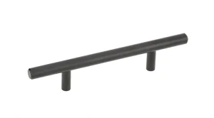 Solid Steel T Bar Handle (Matte Black)