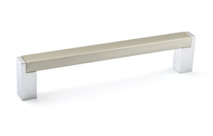 Aluminum Two Color Handle (Brushed Nickel & Chrome)