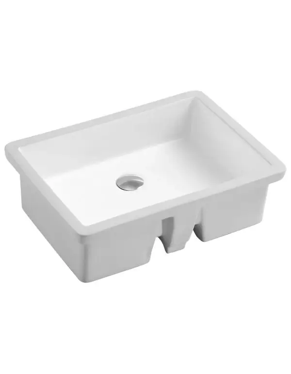Ceramic undermount bathroom sinks