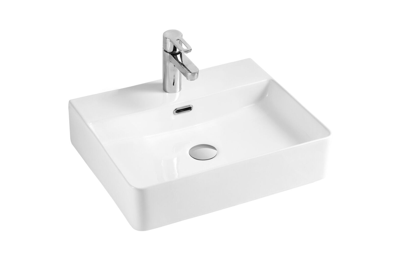 Ceramic rectangular vessel  sink 19 7/10