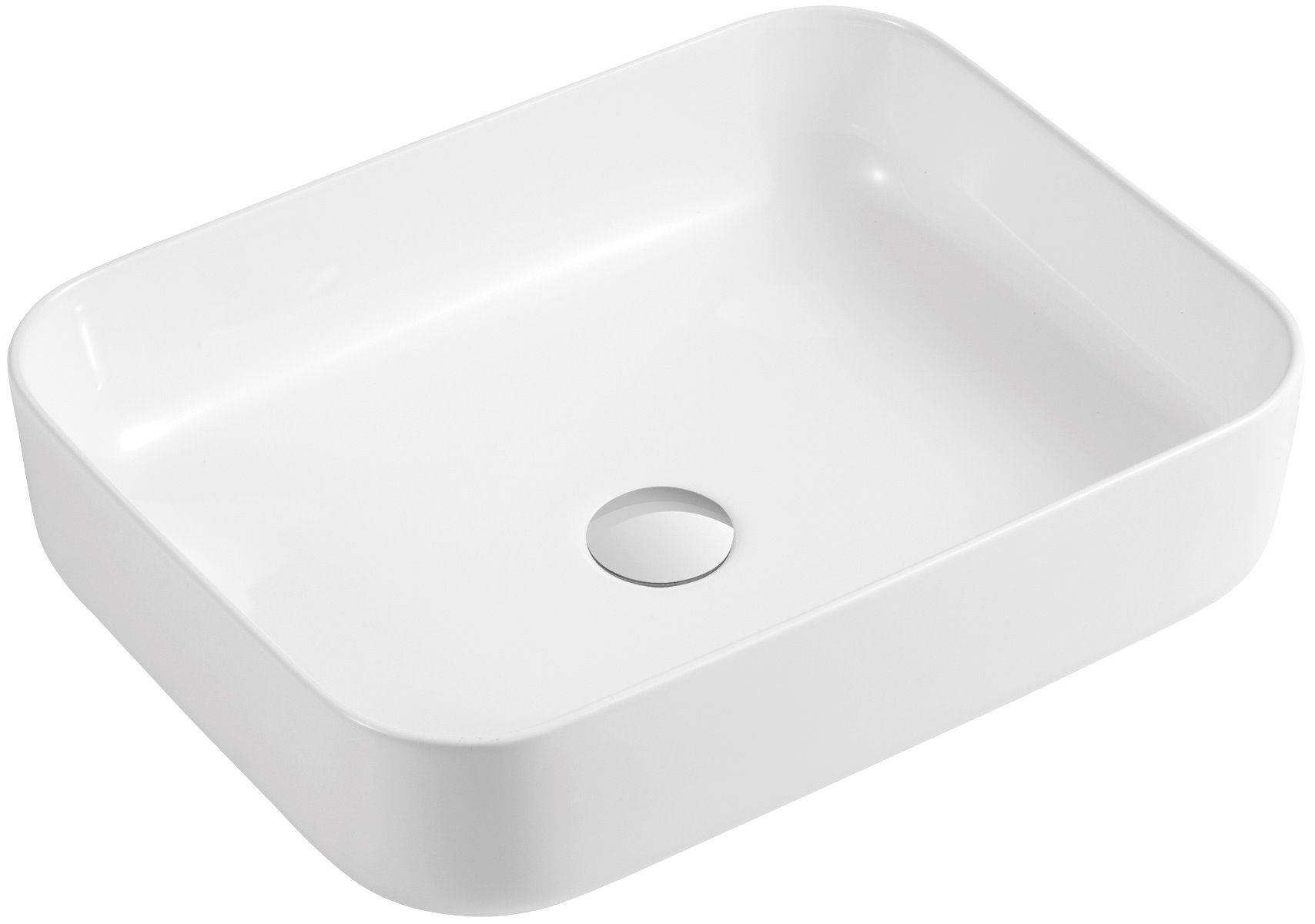 Ceramic rectangular vessel sink 20 1/10