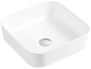 Ceramic square vessel  sink 15 1/5