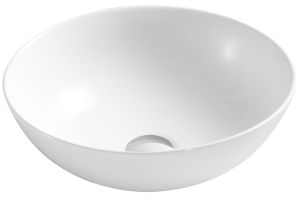 Ceramic round vessel  sink 15 1/2