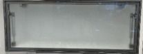 Venice Matte White GLASS DOOR - 33"W X 12"H