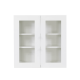 Livingston White Shaker Wall Cabinet - Routed for Glass 33