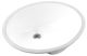 Ceramic oval undermount sink 19 1/2