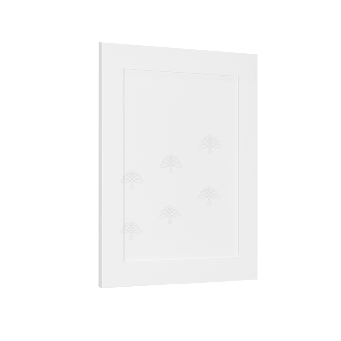 Livingston White Shaker Base Decorative Door Panel 23 5/8''W x 29''H x 3/4''D