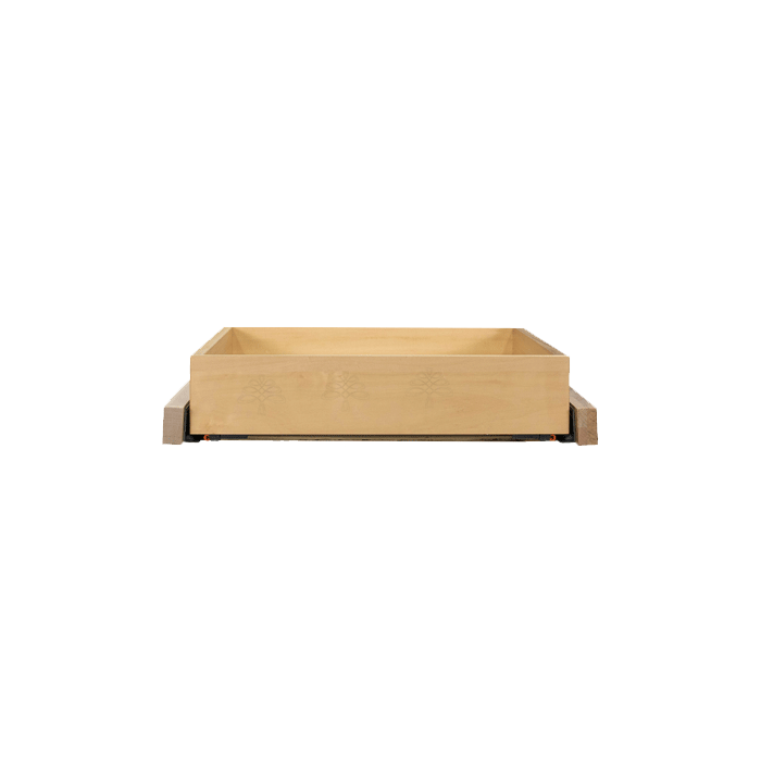 Livingston White Shaker Roll Out Tray For 15