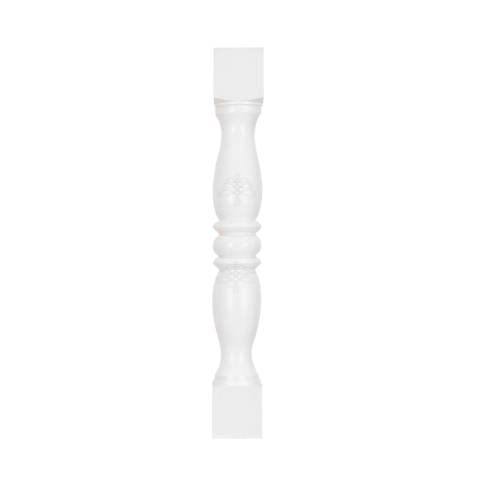Livingston White Shaker Classic Decorative Leg 4 1/2''W x 34 1/2''H