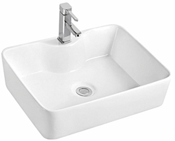 Ceramic rectangular vessel  sink 18 9/10