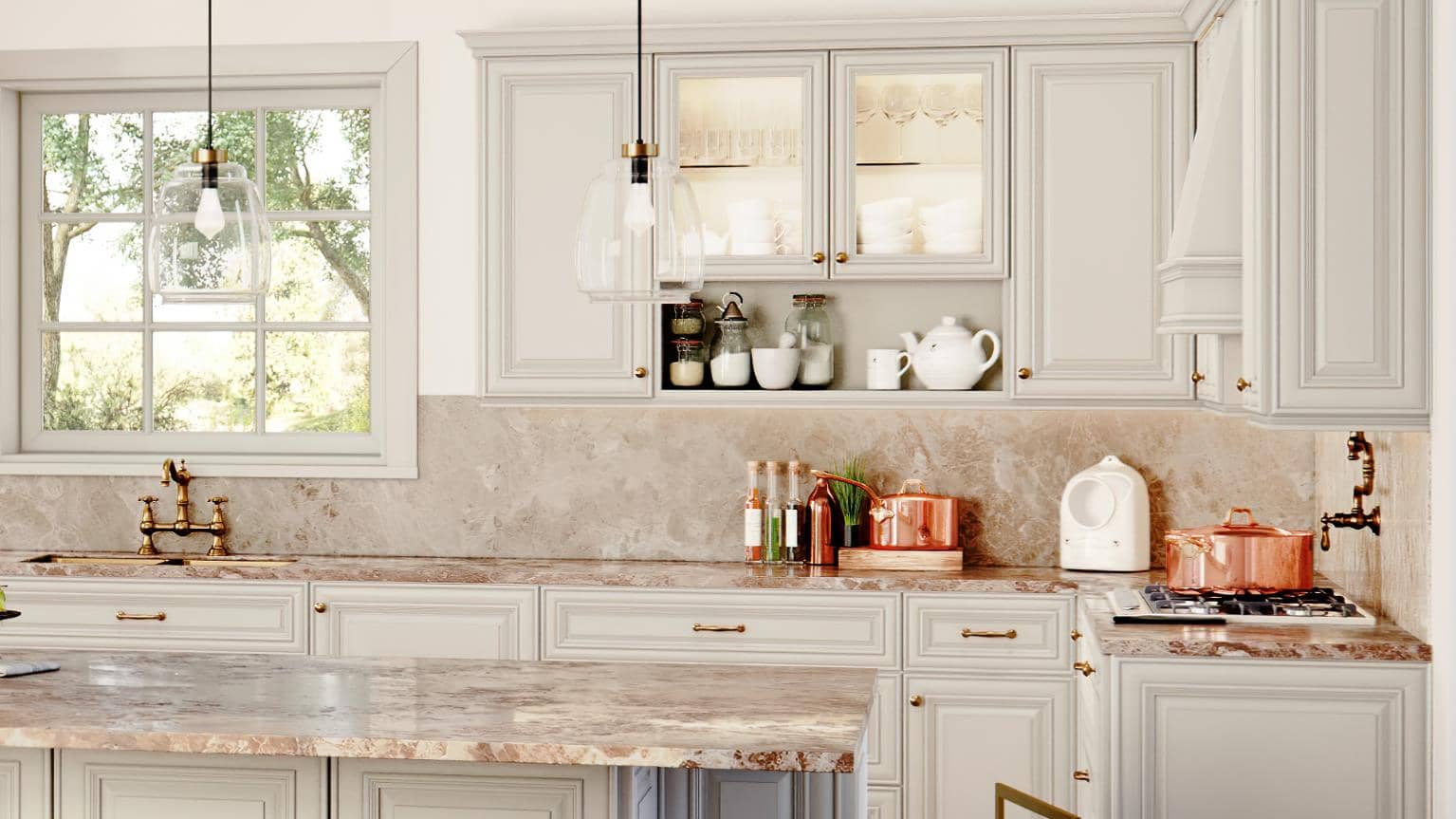 Perla Kitchen Style Cabinet