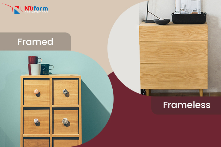 Framed vs Frameless Kitchen cabinets
