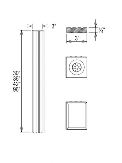 WALL FLUTED FILLER