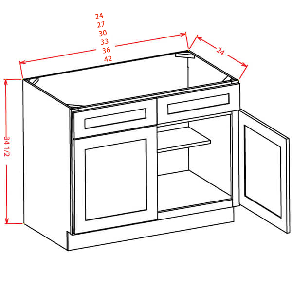 SINK BASE CABINETS