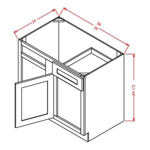 Smoky Gray BASE BLIND CORNER 39 