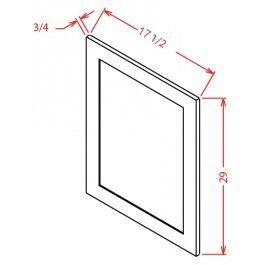 Smoky Gray DUMMY DOOR 18x30 