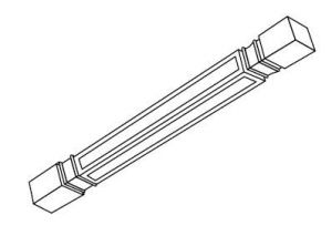 Smoky Gray POST SQUARE 3x3x34.5 