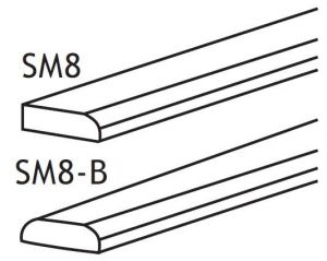 Smoky Gray SCRIBE MOLDING 8 