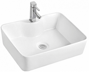 Ceramic rectangular vessel  sink 18 9/10