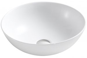 Ceramic round vessel  sink 15 1/2