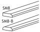 Smoky Gray SCRIBE MOULDINGS, BOTH SIDE ROUND EDGE 