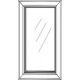 Smoky Gray GLASS DOOR 21x36 