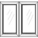 Smoky Gray GLASS DOOR 27x30 