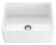 24” Fireclay Sink White Glossy