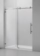 Frameless shower door (10mm)thick tempered glass 60