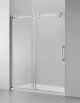 Frameless shower door (8mm)thick tempered glass 60