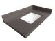 Single Sink Gray Quartz Vanity Top 37.5