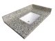 Single Sink Tiger Skin Granite Vanity Top 31.5