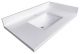 Single Sink White Quartz Vanity Top 25.5