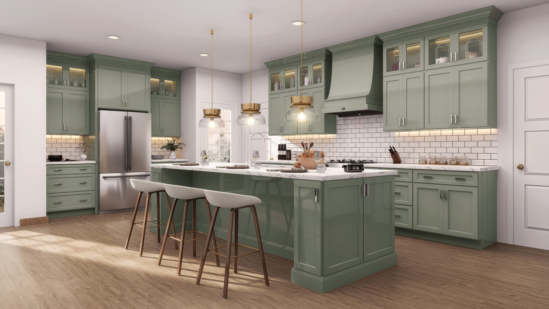 Sage Green Kitchen