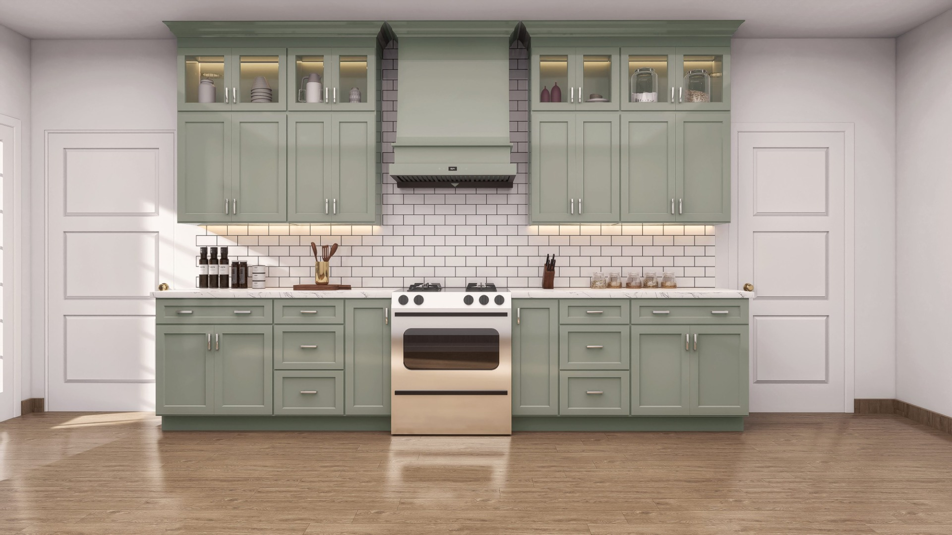 Sage Green Kitchen